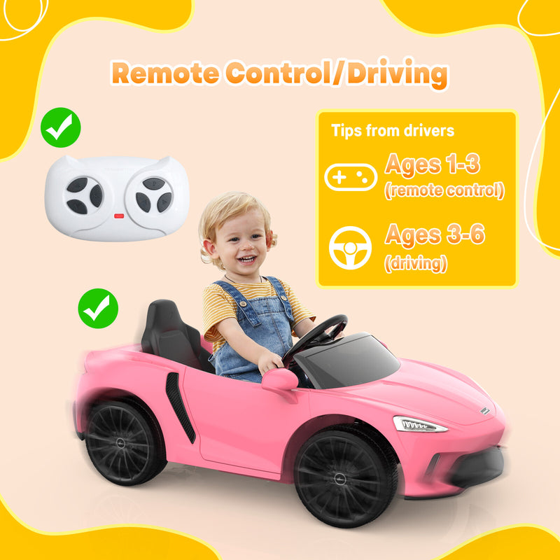 12V Battery-Powered Kids Ride-On Sports Car with Parent Remote Control Magic Cars 17