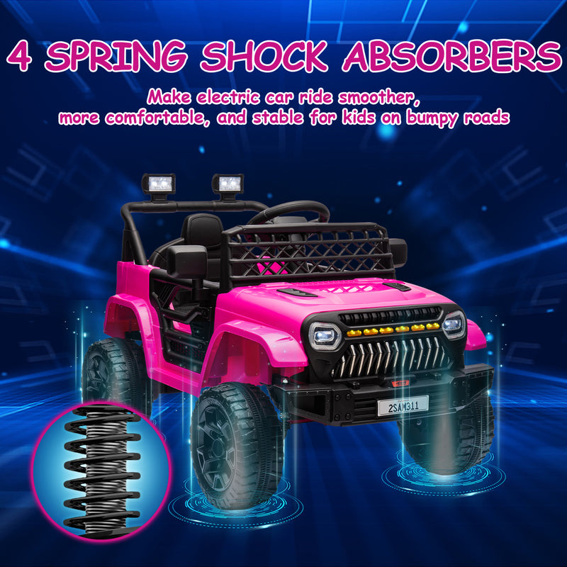 12V Battery-Powered Ride-On Truck Toy for Kids with Remote Control Magic Cars 20