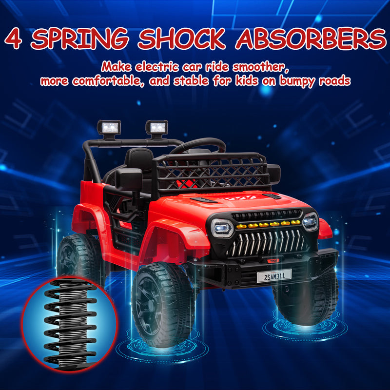 12V Battery-Powered Ride-On Truck Toy for Kids with Remote Control Magic Cars 2