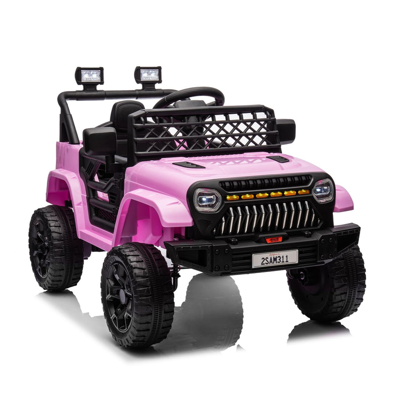 12V Battery-Powered Ride-On Truck Toy for Kids with Remote Control Magic Cars 3