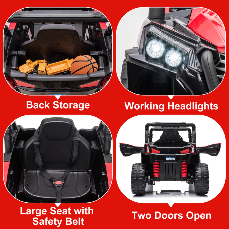 12V Electric Ride-On UTV Truck for Kids with Parent Remote Control Magic Cars 15