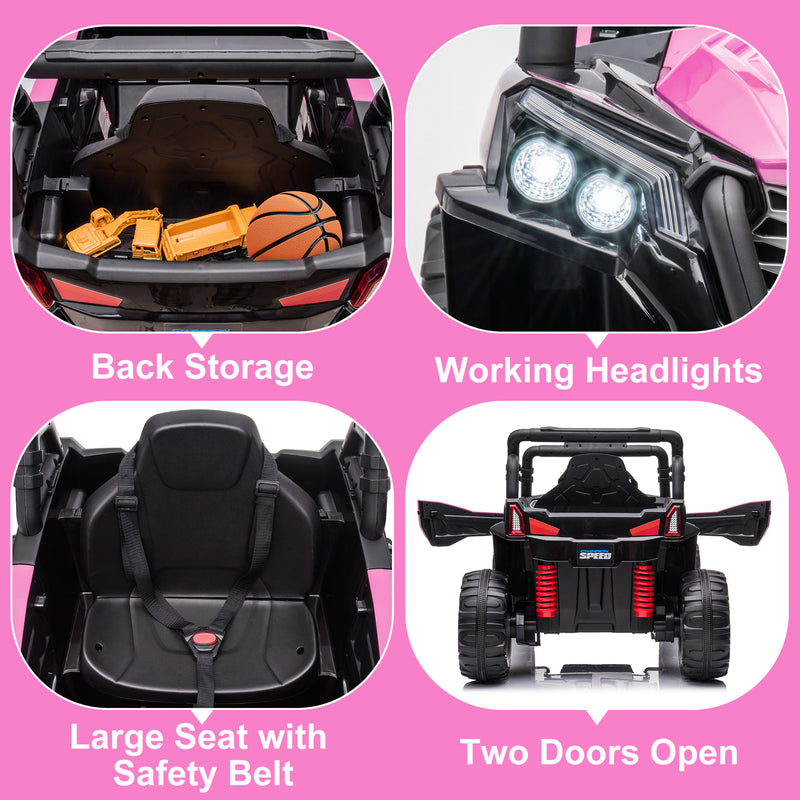 12V Electric Ride-On UTV Truck for Kids with Parent Remote Control Magic Cars 3