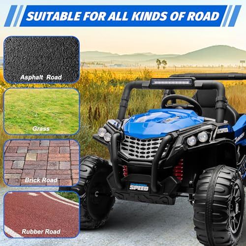 12V Electric Ride-On UTV Truck for Kids with Parent Remote Control Magic Cars 9