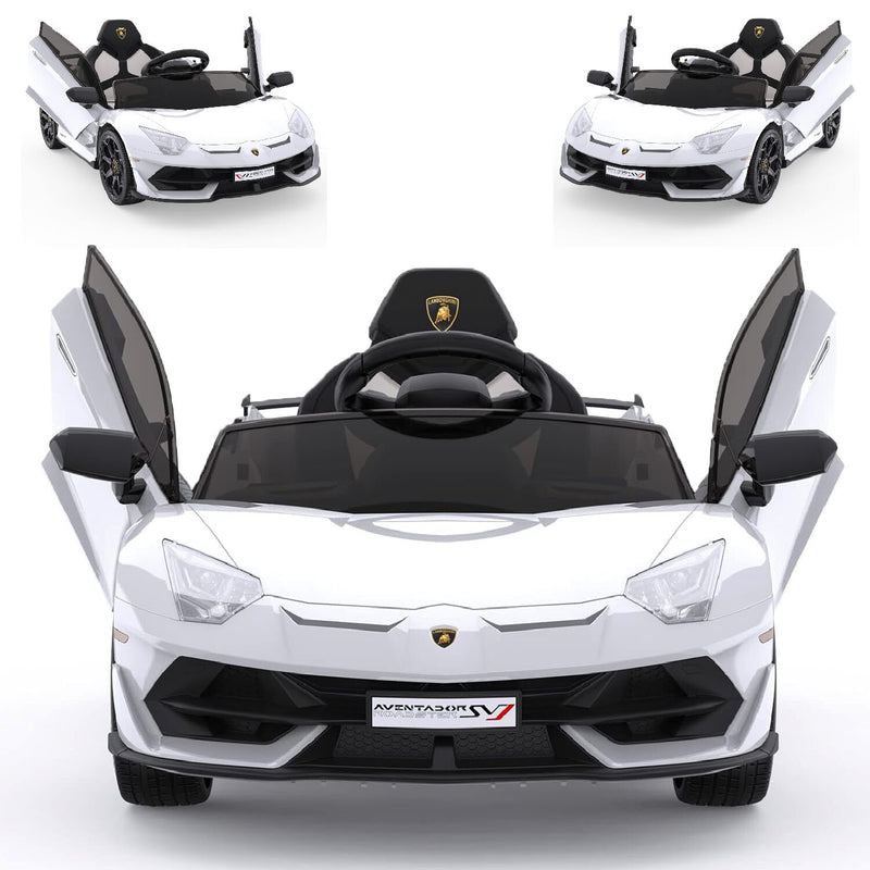 12V Licensed Lamborghini Electric Ride-On Car Toy for Kids with Remote Control and Music Magic Cars 4