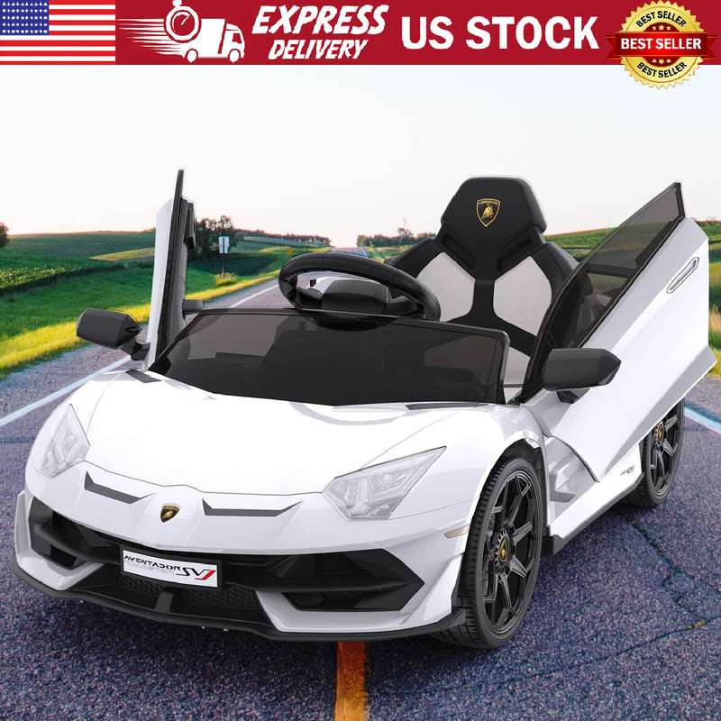 12V Licensed Lamborghini Electric Ride-On Car Toy for Kids with Remote Control and Music Magic Cars Variant 0