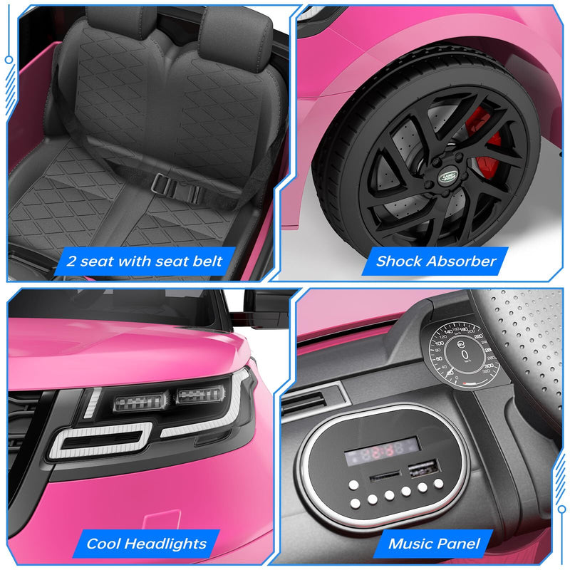 12V Licensed Land Rover Electric Ride-On Car for Kids with MP3 Player Magic Cars 14