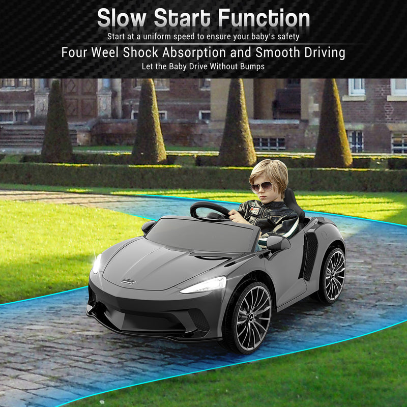 12V Battery-Powered Kids Ride-On Sports Car with 2 Speeds Licensed Design Magic Cars 3
