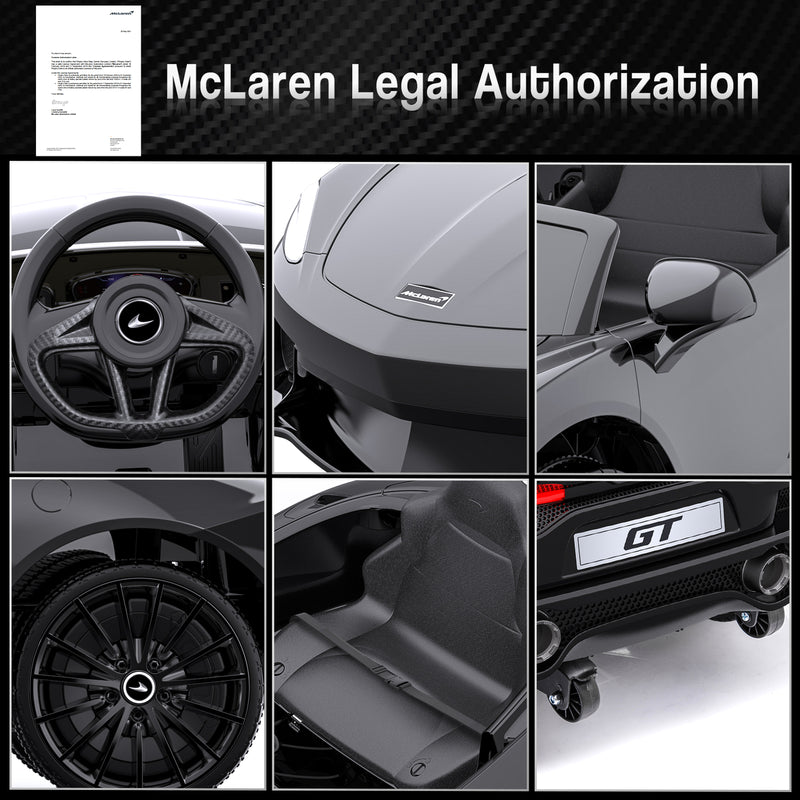 12V Battery-Powered Kids Ride-On Sports Car with 2 Speeds Licensed Design Magic Cars 8