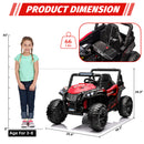 12V Kids Electric Ride-On Truck UTV with Wide Seat and Remote Control Magic Cars 11