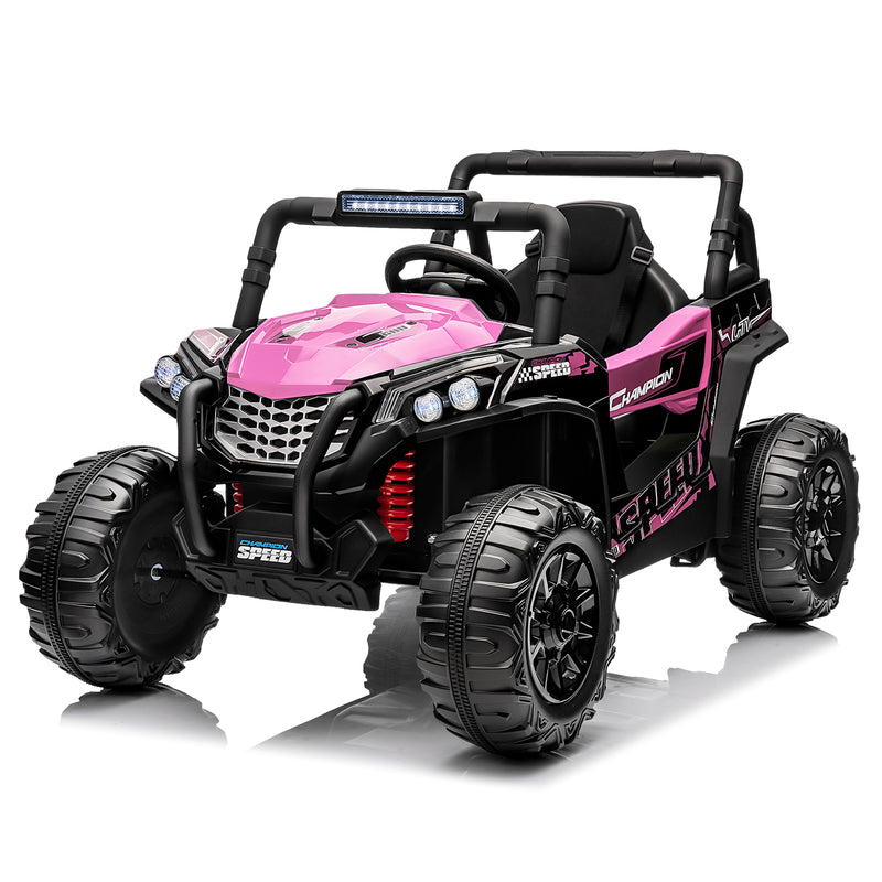 12V Kids Electric Ride-On Truck UTV with Wide Seat and Remote Control Magic Cars 19
