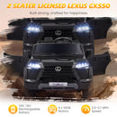 LEXUS GX550 24V 4WD Electric Ride-On Vehicle for Children with Remote Control - Black Magic Cars 4