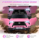 24V 4WD LEXUS GX550 Electric Ride-On Car for Children with Remote Control - Pink Magic Cars 7