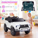 24V 4WD LEXUS GX550 Electric Ride-On Car for Children with Remote Control - White Magic Cars 2