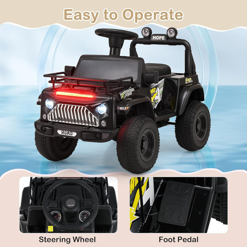 6V Battery-Powered Electric Ride-On Jeep Truck for Toddlers and Kids Magic Cars 1