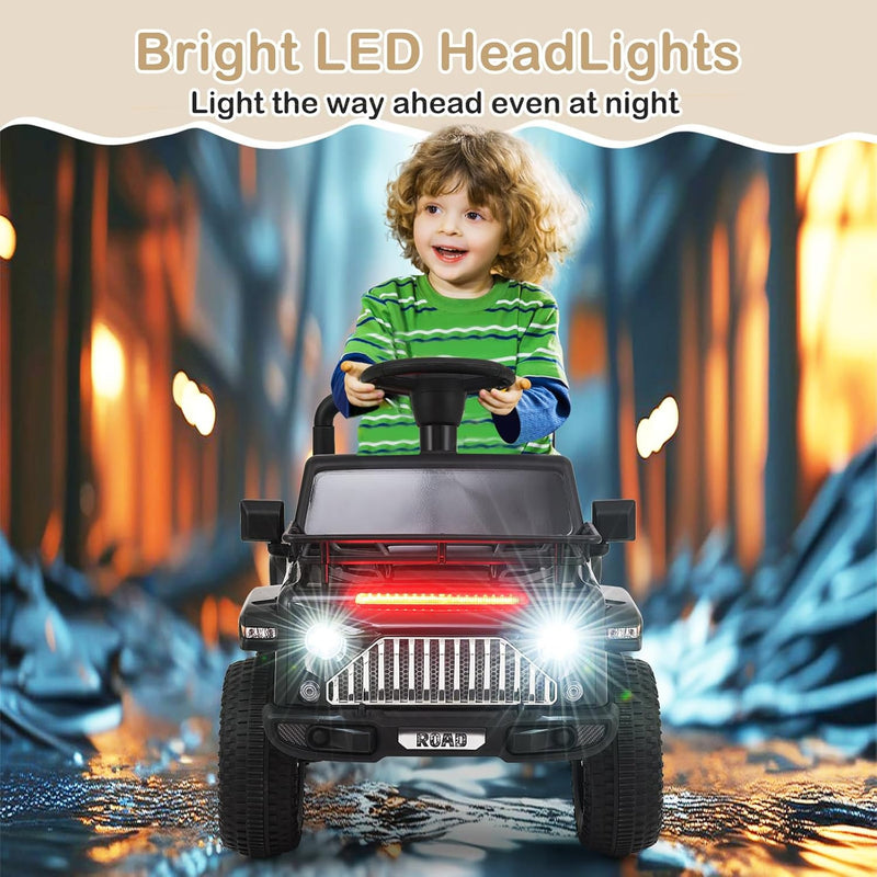 6V Battery-Powered Electric Ride-On Jeep Truck for Toddlers and Kids Magic Cars 2