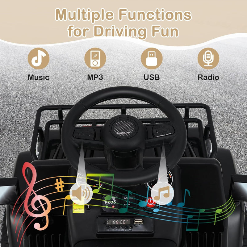 6V Battery-Powered Electric Ride-On Jeep Truck for Toddlers and Kids Magic Cars 3