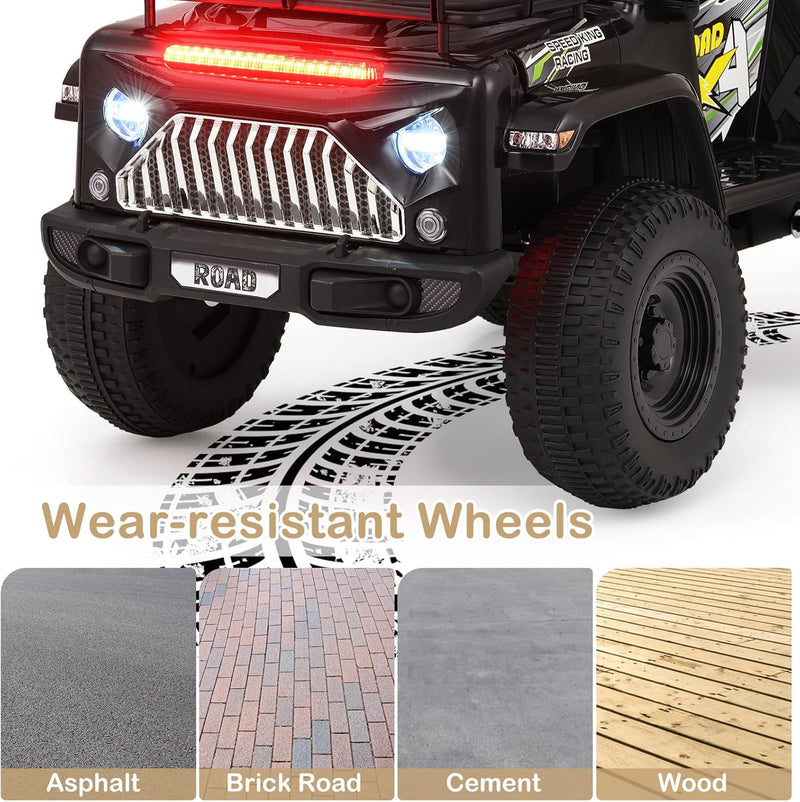 6V Battery-Powered Electric Ride-On Jeep Truck for Toddlers and Kids Magic Cars 7