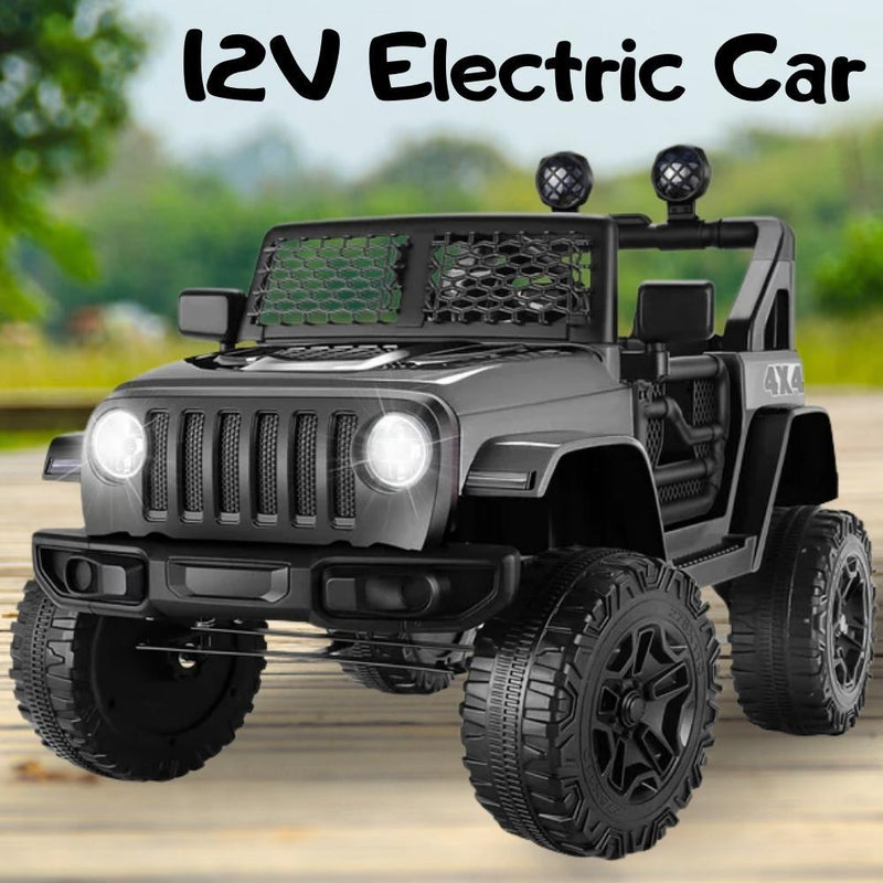 12V Kids Electric Ride-On Jeep Car with Remote Control and 3-Speed Motorized Drive Magic Cars 1
