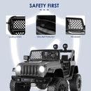 12V Kids Electric Ride-On Jeep Car with Remote Control and 3-Speed Motorized Drive Magic Cars 4