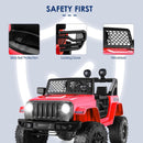 12V Kids Electric Ride-On Jeep Car with Remote Control, 3 Speeds, and LED Lights Magic Cars 5