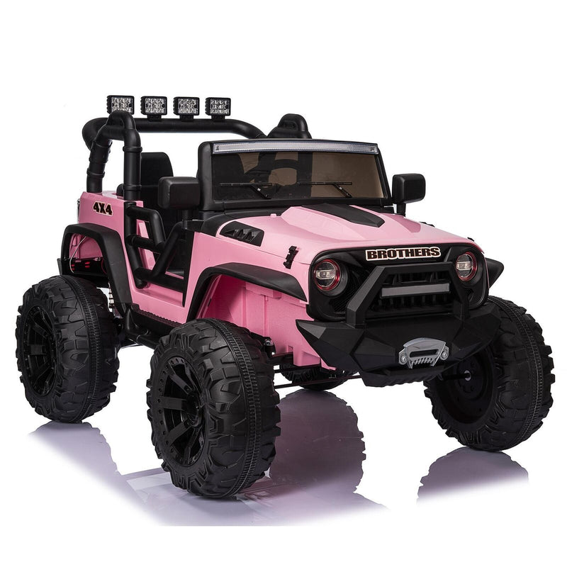 Kids Electric Ride-On Jeep Car 12V/24V with Remote Control, 3 Speeds, LED Lights, AUX and USB Ports Magic Cars 10