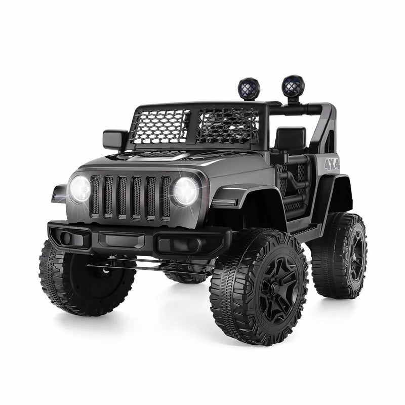 Kids Electric Ride-On Jeep Car 12V/24V with Remote Control, 3 Speeds, LED Lights, AUX and USB Ports Magic Cars 12