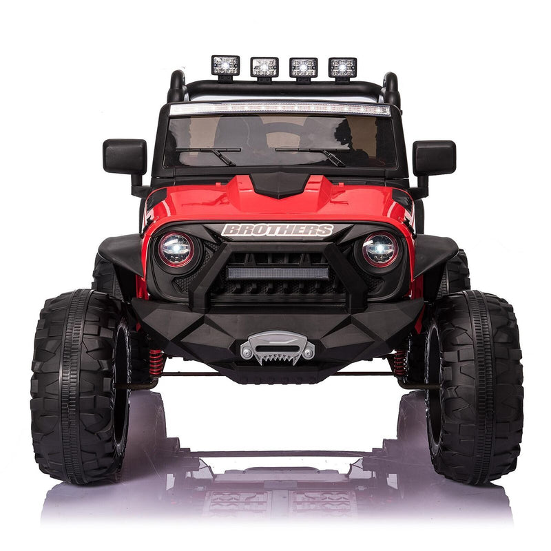 Kids Electric Ride-On Jeep Car 12V/24V with Remote Control, 3 Speeds, LED Lights, AUX and USB Ports Magic Cars Variant 0