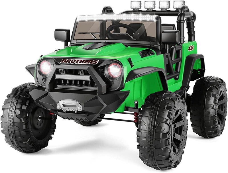 24V/12V Kids Electric Ride-On Jeep with Remote Control, 3 Speeds, and LED Lights Magic Cars Variant 0