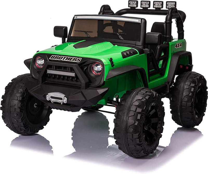 24V Kids Electric Ride-On Jeep Car with Remote Control, 2-Seater and LED Lights Magic Cars 19