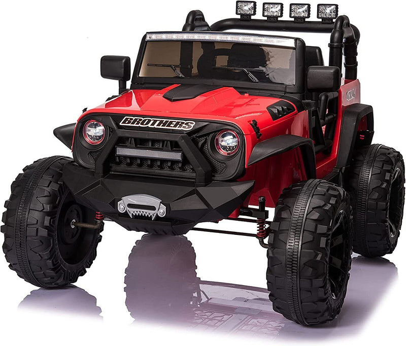 24V Kids Electric Ride-On Jeep Car with Remote Control, 2-Seater and LED Lights Magic Cars 1