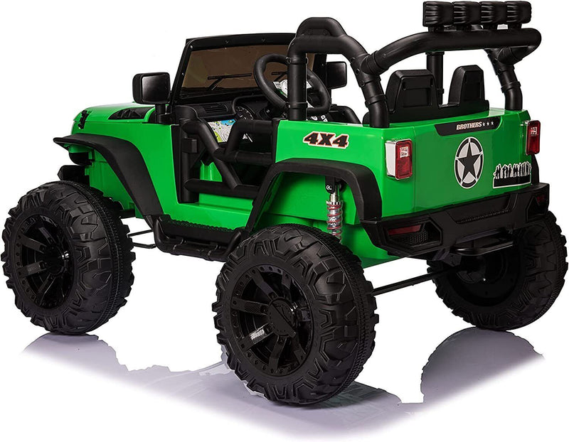 24V Kids Electric Ride-On Jeep Car with Remote Control, 2-Seater and LED Lights Magic Cars 21