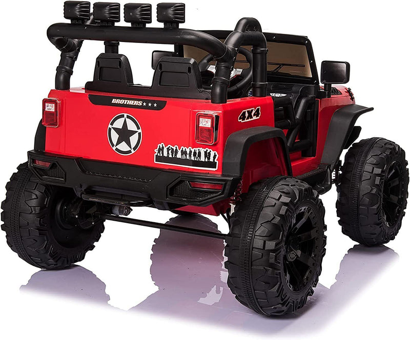 24V Kids Electric Ride-On Jeep Car with Remote Control, 2-Seater and LED Lights Magic Cars 3