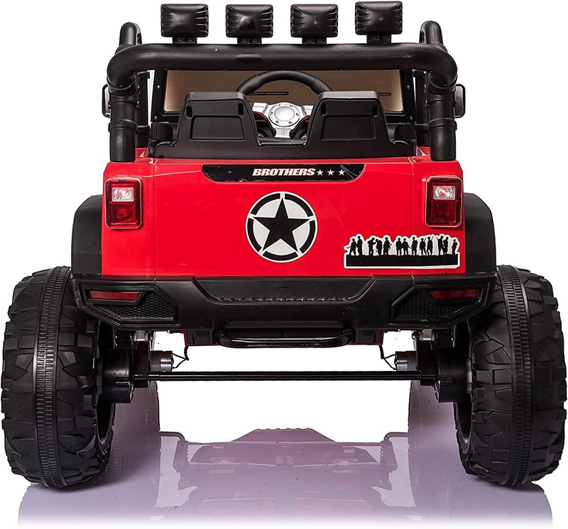 24V Kids Electric Ride-On Jeep Car with Remote Control, 2-Seater and LED Lights Magic Cars 5