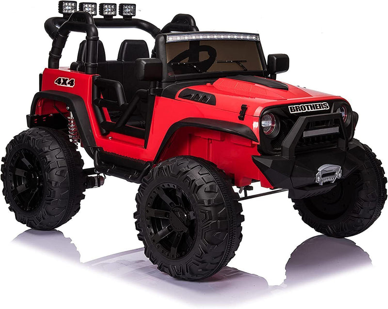 24V Kids Electric Ride-On Jeep Car with Remote Control, 2-Seater and LED Lights Magic Cars Variant 0