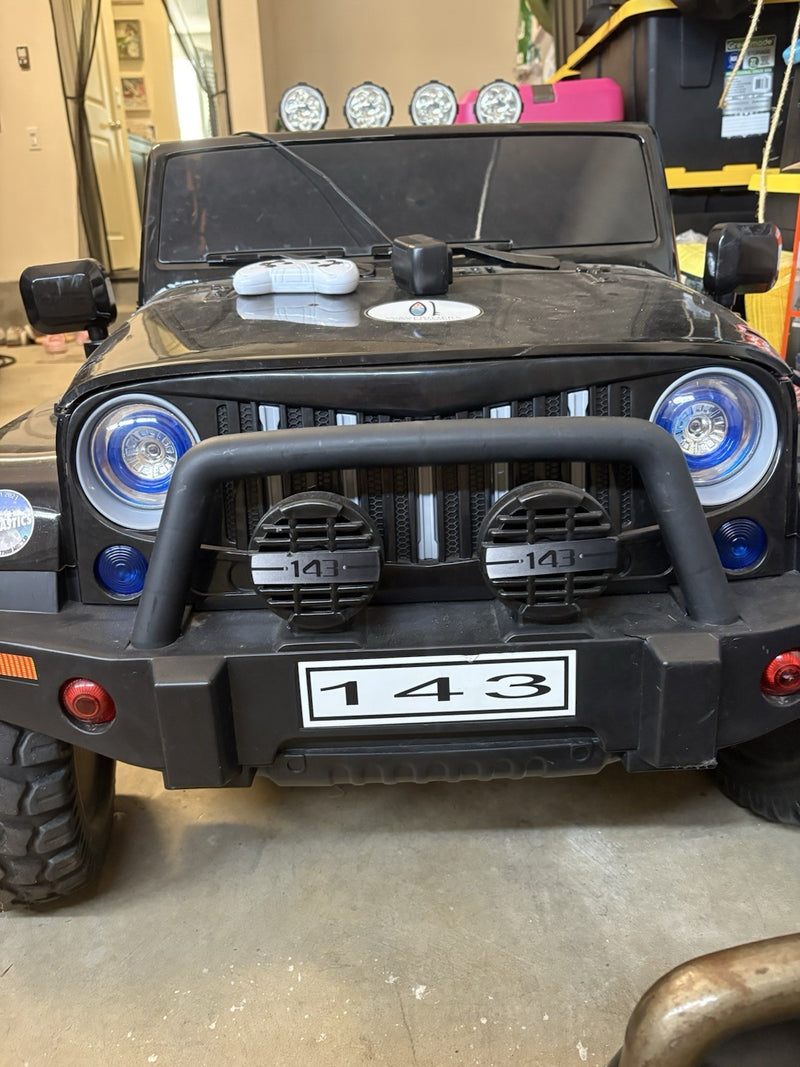 24V Kids Electric Ride-On Jeep Toy with 3 Speeds, Remote Control, and LED Lights Magic Cars 5