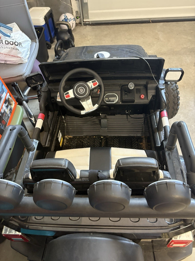 24V Kids Electric Ride-On Jeep Toy with 3 Speeds, Remote Control, and LED Lights Magic Cars 7