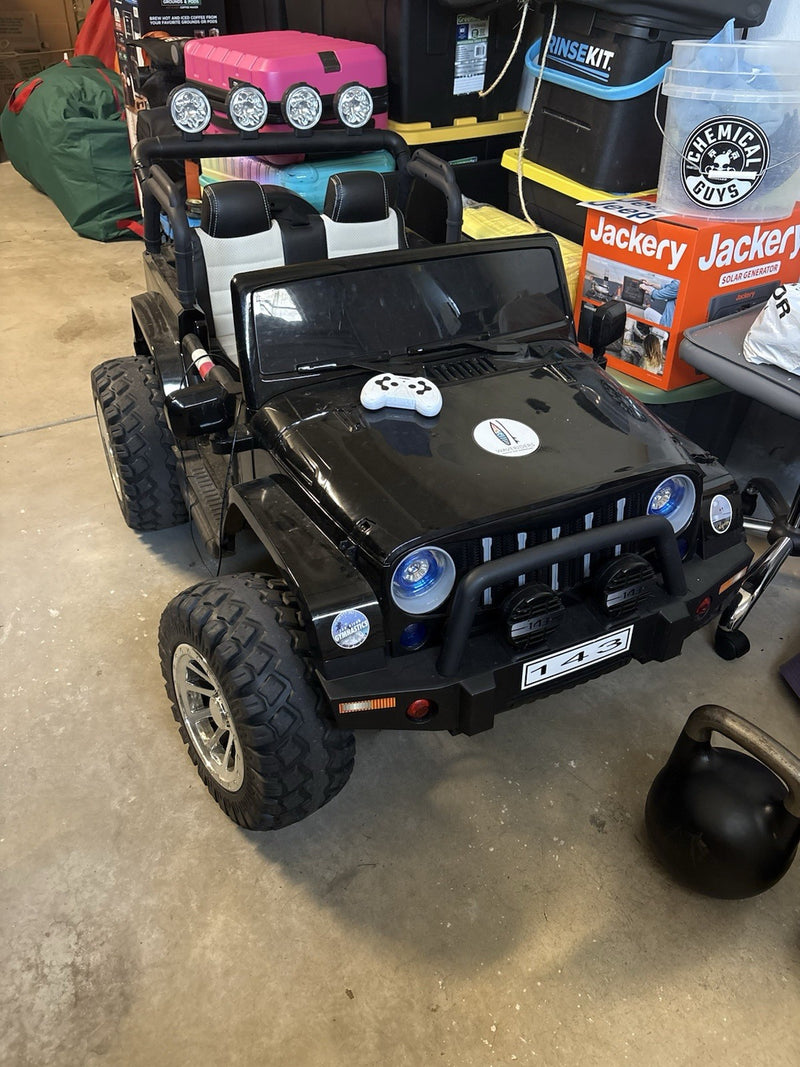 24V Kids Electric Ride-On Jeep Toy with 3 Speeds, Remote Control, and LED Lights Magic Cars 9