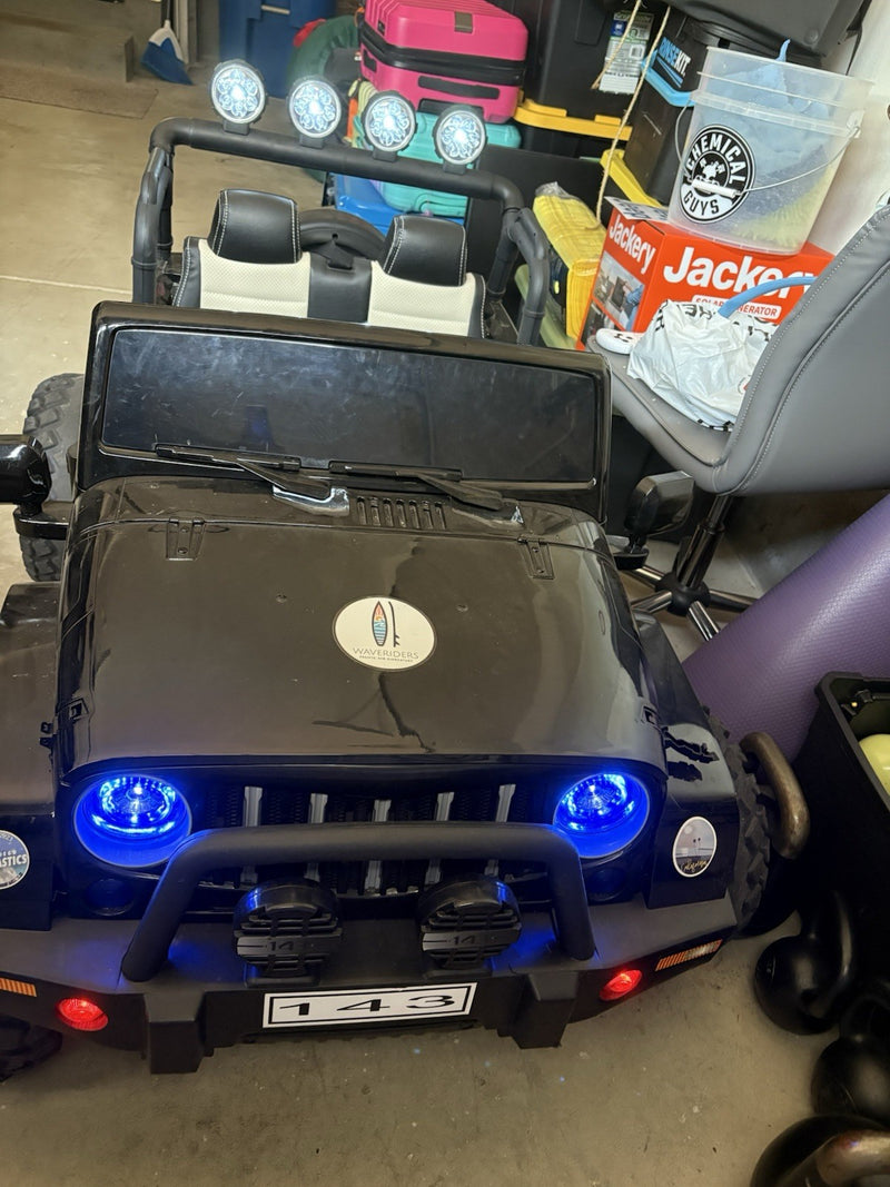24V Kids Electric Ride-On Jeep Toy with 3 Speeds, Remote Control, and LED Lights Magic Cars Variant 0