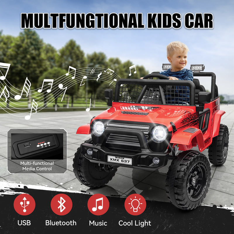 24V Kids Electric Ride-On Jeep Toy with 4WD, Remote Control, and LED Lights Magic Cars 0