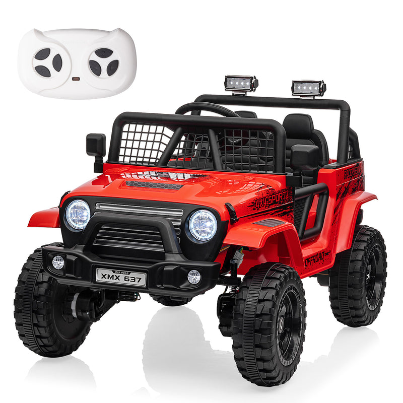 24V Kids Electric Ride-On Jeep Toy with 4WD, Remote Control, and LED Lights Magic Cars 1
