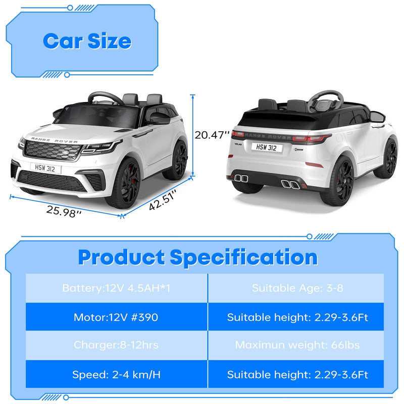 12V Battery-Powered Electric Ride-On Car for Kids with MP3 Player and Remote Control Magic Cars 8