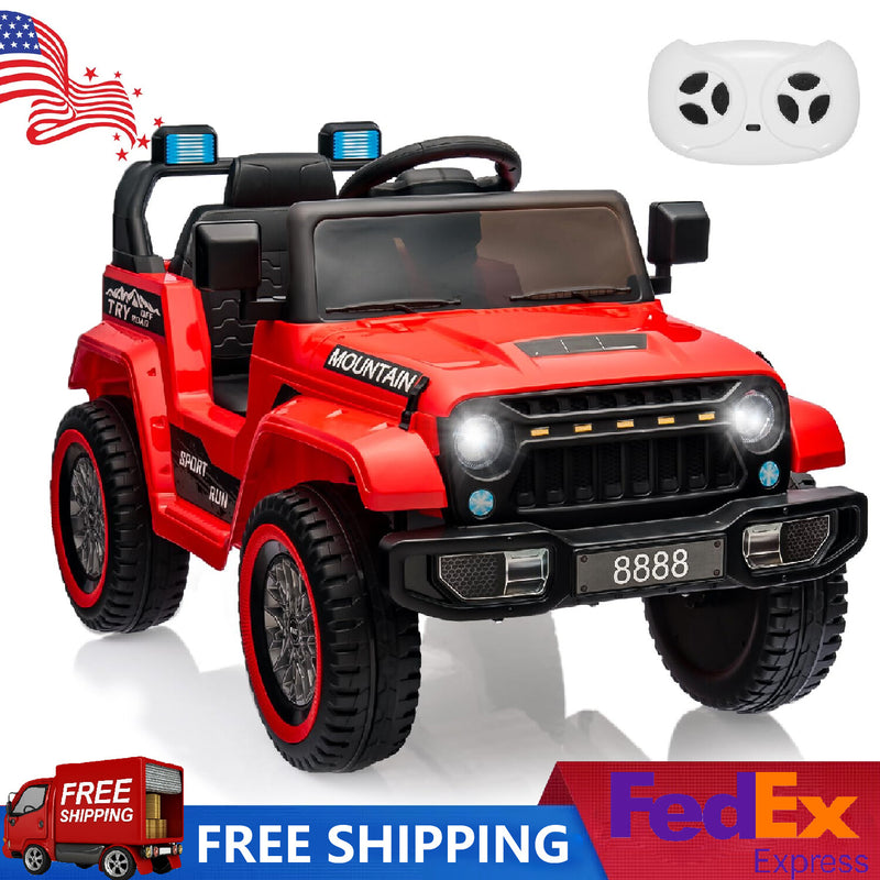 12V Kids Electric Ride-On Truck with 3 Speeds, LED Lights, Music, and MP3 Player Magic Cars 0