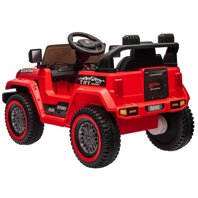 12V Kids Electric Ride-On Truck with 3 Speeds, LED Lights, Music, and MP3 Player Magic Cars 6