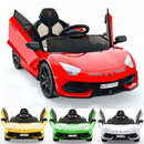 12V Licensed Lamborghini Electric Ride-On Car for Kids with LED Headlights and Remote Control Magic Cars 2