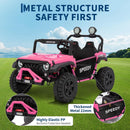Pink 2-Seater 24V 4WD Ride-On Car for Kids with Remote Control Magic Cars 5