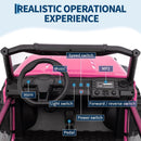 Pink 2-Seater 24V 4WD Ride-On Car for Kids with Remote Control Magic Cars 9