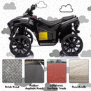 Kids Electric Ride-On ATV with Music and LED Lights, 55lbs Capacity, Black Magic Cars 3