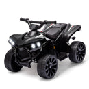 Kids Electric Ride-On ATV with Music and LED Lights, Black, 55lbs Capacity Magic Cars Variant 0