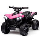 Kids Electric Ride-On ATV with Music and LED Lights, Pink, 55lbs Capacity Magic Cars 1