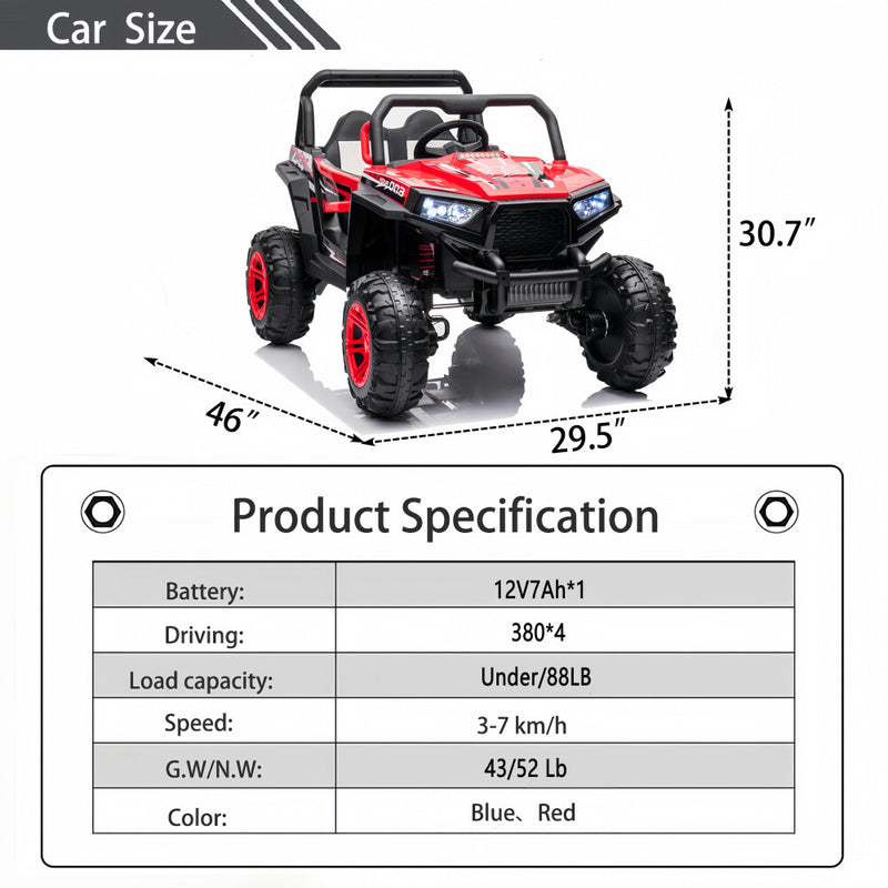 Kids Electric Ride-On Car with Remote Control, Rechargeable Battery, and 4 Motors Magic Cars 3